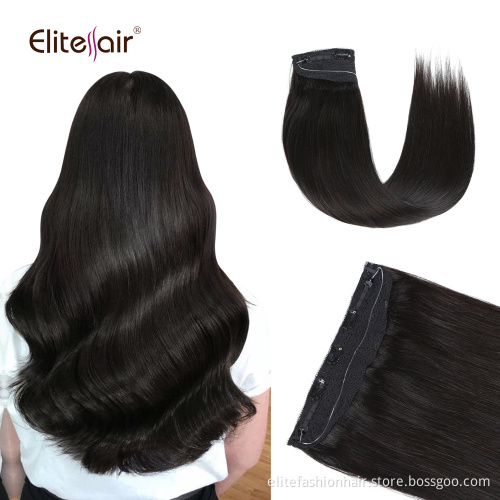 Wholesale Human Hair Extension Bundle One Piece Clip In Human Hair Custom Cuticle Aligned Hair Extensions For Women